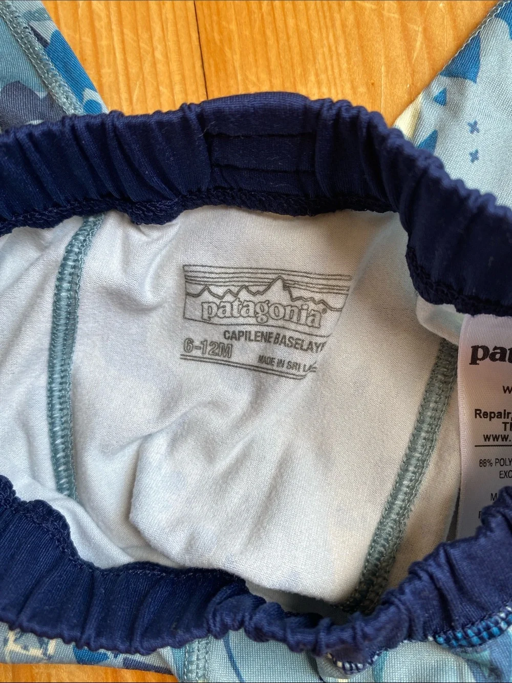 Patagonia baby Capilene baselayer set